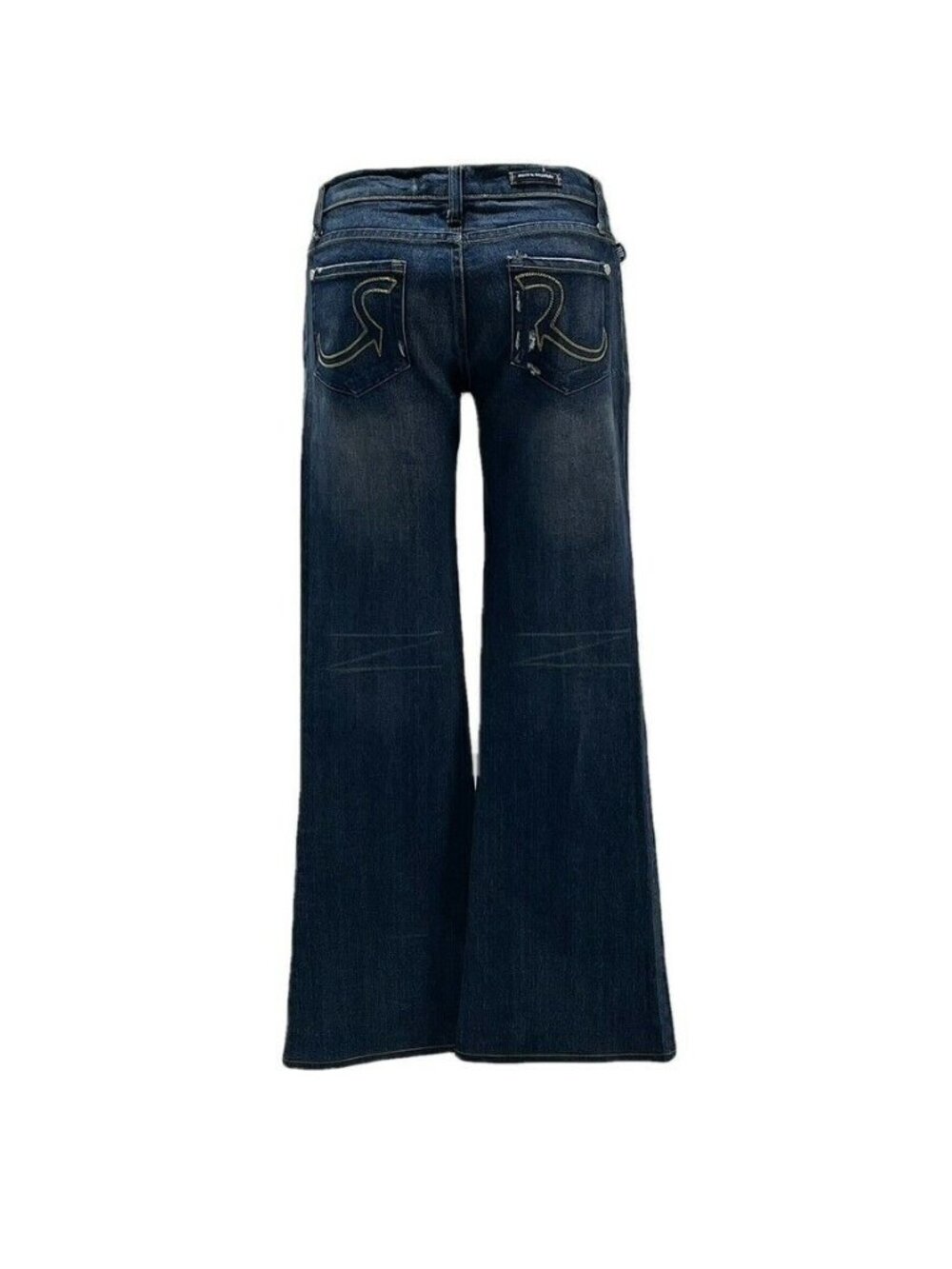 Rock & Republic Women's Flared-Leg Jeans Dark Wash Denim Size 29 - Picture 10 of 10